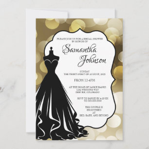 Champagne Bubbles Bridal Shower Invitation