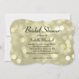 Champagne Bubbles Bridal Shower Invitation