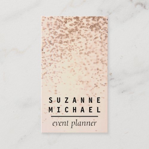 Champagne Bubbles Business Card