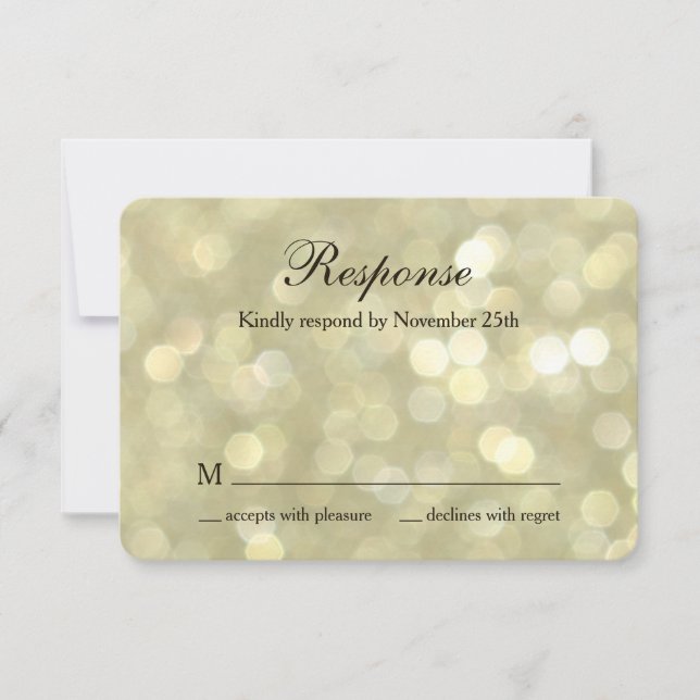 Champagne Bubbles RSVP (Front)