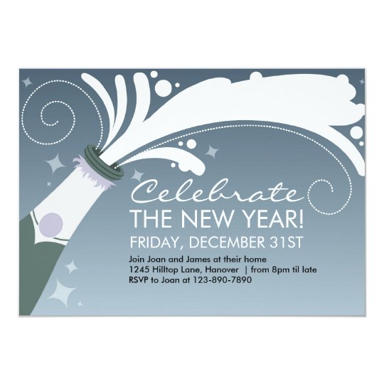 Champagne Celebration Invitations
