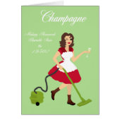 Champagne Charlotte Fun Card (Front)