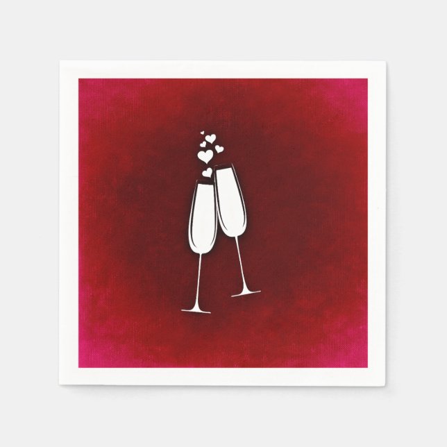 Champagne Cocktail Napkins (Front)