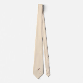 Champagne color  - your monograms tie