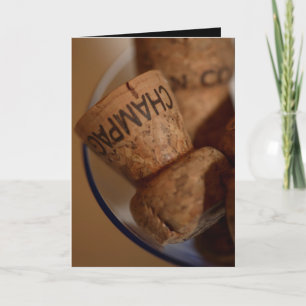 Champagne Corks Card - You're Invited