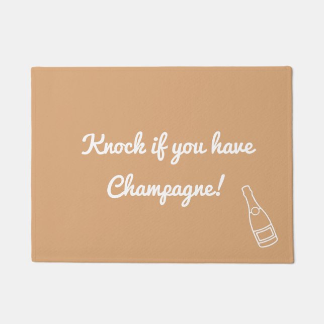 Champagne Doormat (Front)