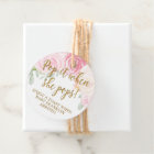 Champagne favor Pop it When She Pops Pink Floral