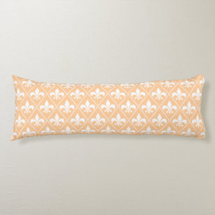 Champagne Fleur de Lys Body Pillow