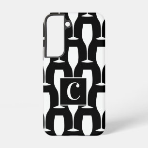 Champagne flute glass pattern Samsung Galaxy S22 Case