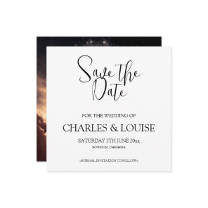 Champagne Flutes Save the Date