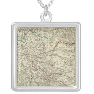 Champagne, France 3 Silver Plated Necklace