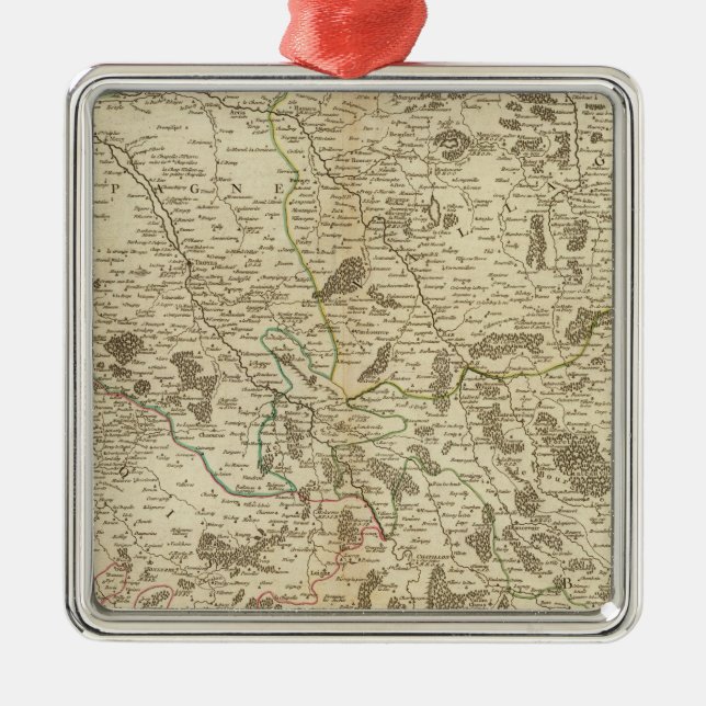 Champagne, France Metal Ornament (Front)