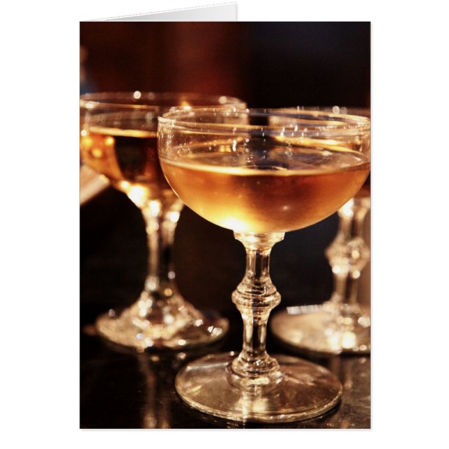 champagne glass golden toast (Front)