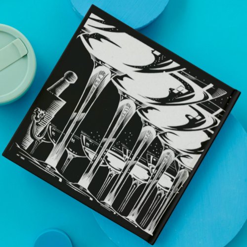 Champagne Glasses Personalized Invite