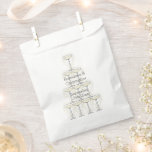 Champagne Glasses Wedding Favor Bag