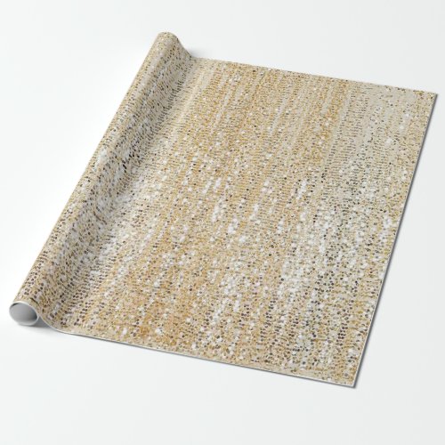 Champagne Glitter Modern Wrapping Paper