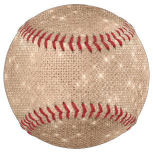 Champagne Glitzy Glam Sparkle Softball