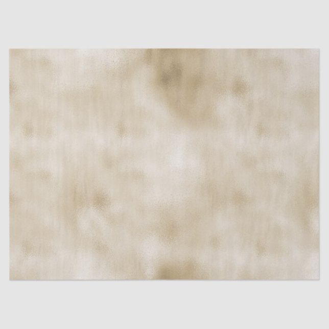 Champagne Gold Glam Wedding Tissue Paper (Front)