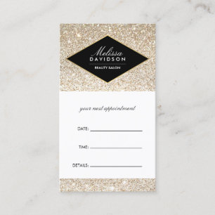 Champagne Gold Glitter and Glamour Appointment
