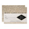 Champagne Gold Glitter Salon Gift Certificate