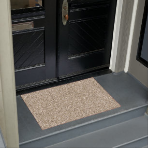 Champagne Gold Glitzy Glitter Doormat