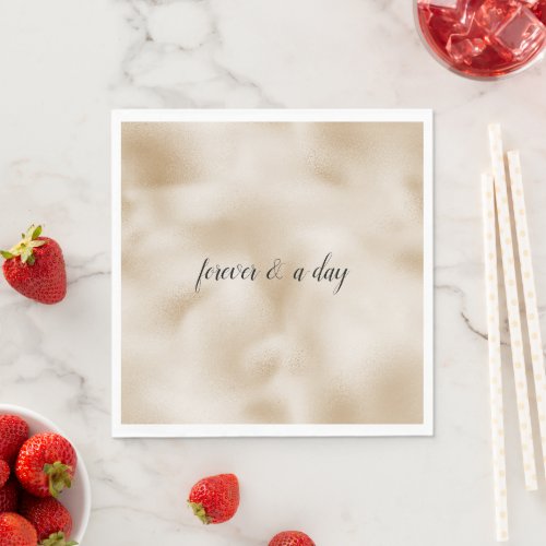 Champagne Gold Luxe Wedding Napkins