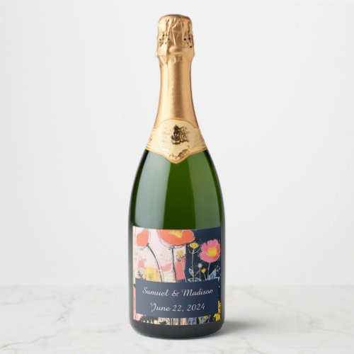 Champagne Label _ Sakura Collection