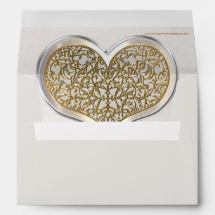 Champagne Lace (Personalized Envelope) Envelope