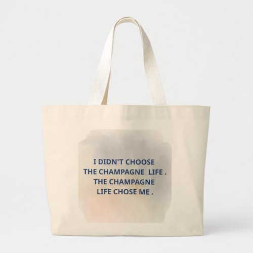Champagne Life Quote Typography Design