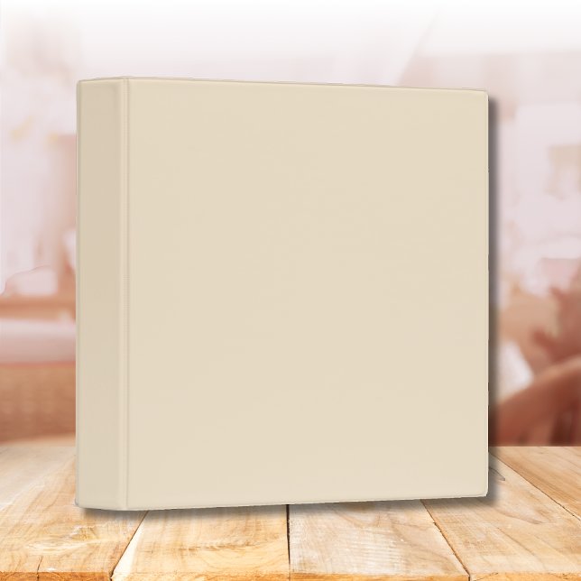 Champagne Metallic Solid Color | Classic | Elegant 3 Ring Binder (Creator Uploaded)