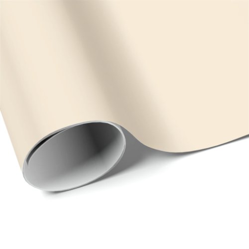 Champagne Metallic Solid Color  Classic  Elegant Wrapping Paper