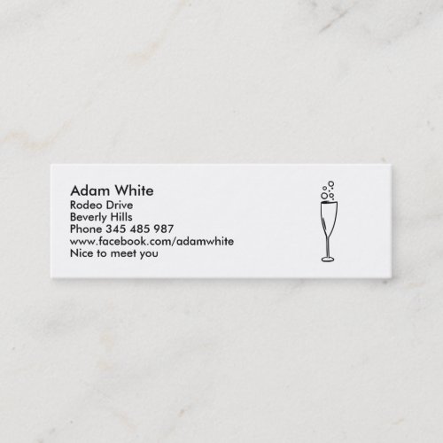 Champagne Business Cards