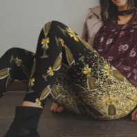 Champagne New Year Eve Celebration Gold Glitter