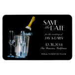 Champagne New Years Eve Formal Save The Date Magnet at Zazzle