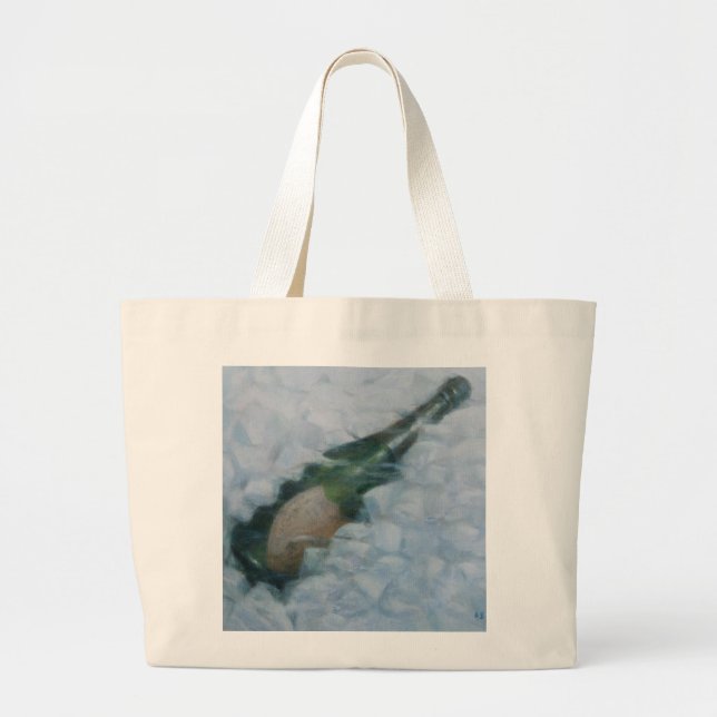 Champagne on ice 2012 large tote bag (Front)