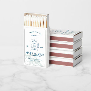 Champagne on Ice   Après Ski Winter Bachelorette Matchboxes