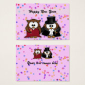 champagne owls (Front & Back)