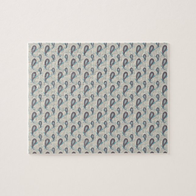 Champagne Paisley Pattern Jigsaw Puzzle (Horizontal)
