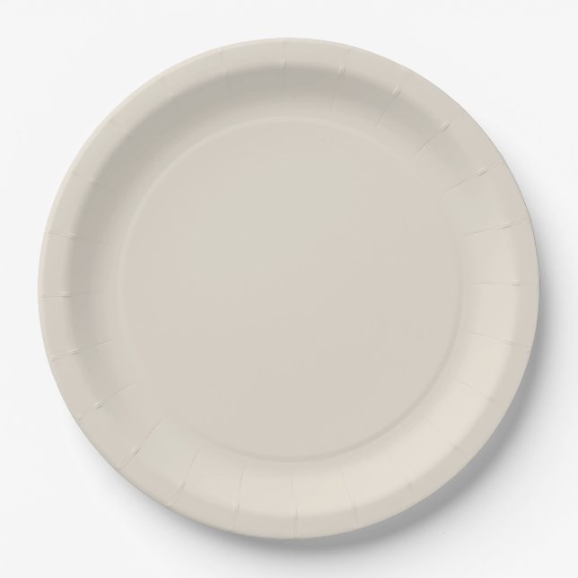 Champagne Paper Plates (Front)