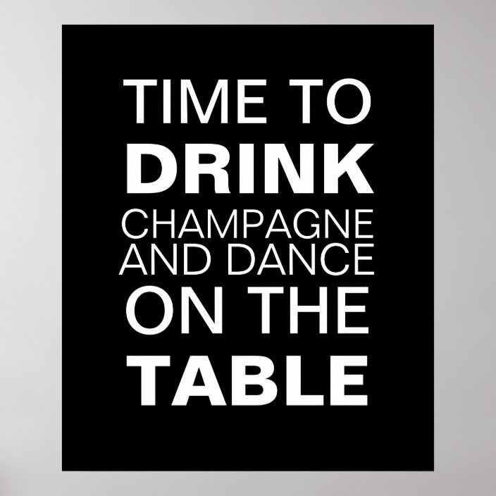 Champagne Party Poster | Zazzle.com