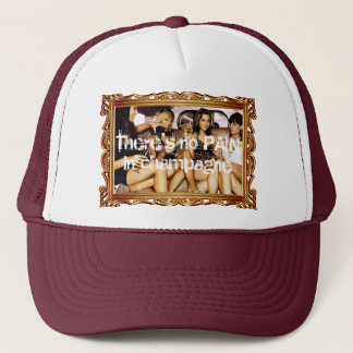 Champagne party trucker hat