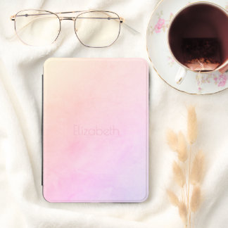 Champagne Peach to Purple Ombré with Name Kindle Cover