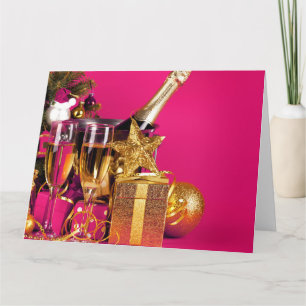 Champagne & Pink Card
