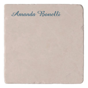 Champagne Pink Plain Simple Minimalist Modern Trivet