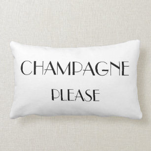 Champagne Please Cushion
