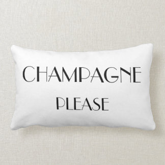 Champagne Please Cushion