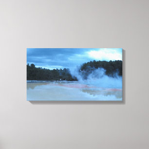 Champagne Pool near Rotorua New Zealand Canvas Print