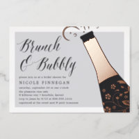 Bridal Shower Brunch Jumbo Deluxe Invitations, 8ct - POP! Party Supply