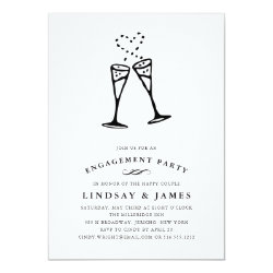 Champagne Pop | Engagement Party Invitation