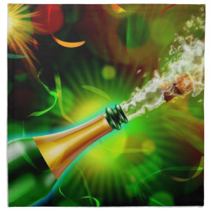 Champagne Pop Napkin